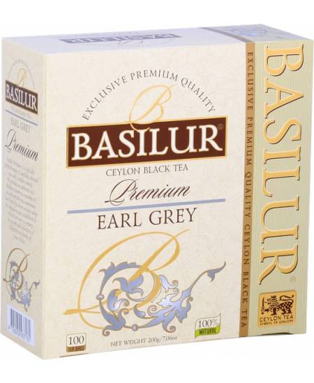 BASILUR Premium Earl Grey 100x2g Papierverpackung