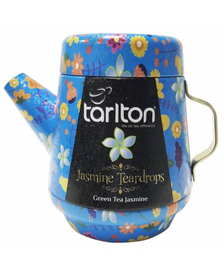 TARLTON Tea Pot Jasmine Teardrops Green Tea Blechverpackung 100g