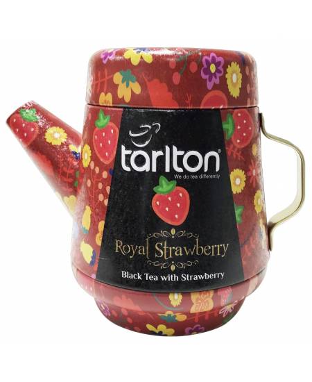 TARLTON Tea Pot Royal Strawberry Black Tea Blechverpackung 100g