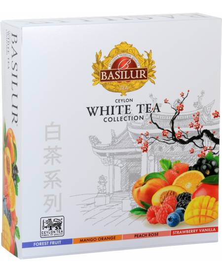 BASILUR White Tea Assorted Gastro-Teebeutel 40E