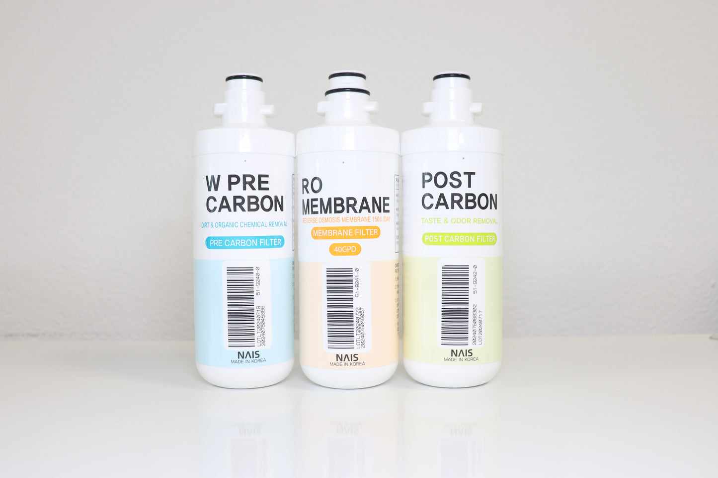 TCR PostCarbon, W PreCarbon, Membrane