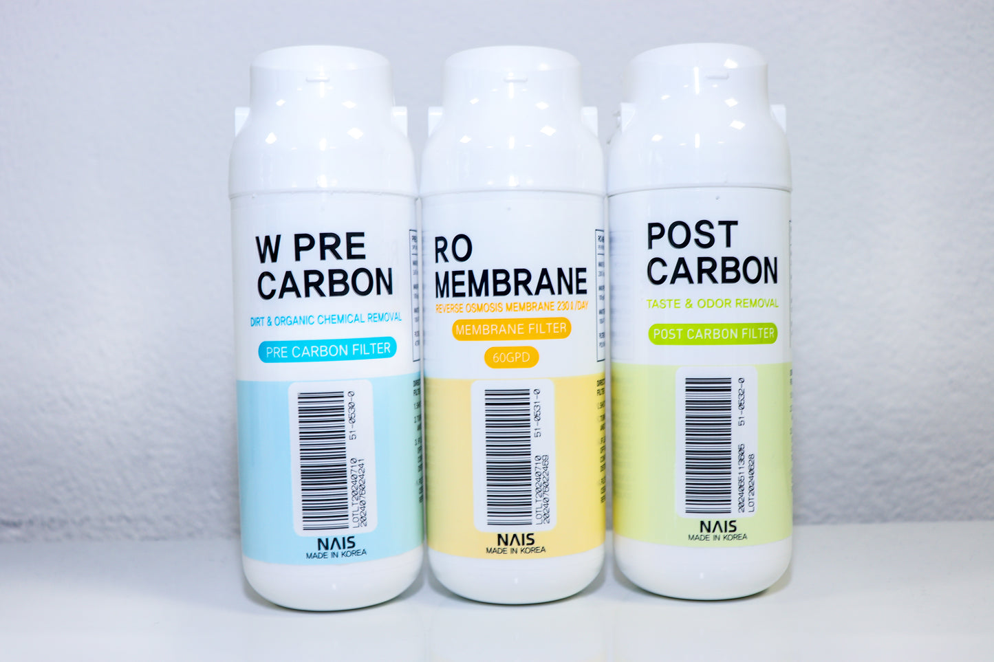 ATCR POSTCARBON, W PRECARBON, MEMBRANE FÜR NAIS SODA, NAIS COFFEE