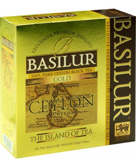 BASILUR Island of Tea Gold Aufgussbeutel 100x2g