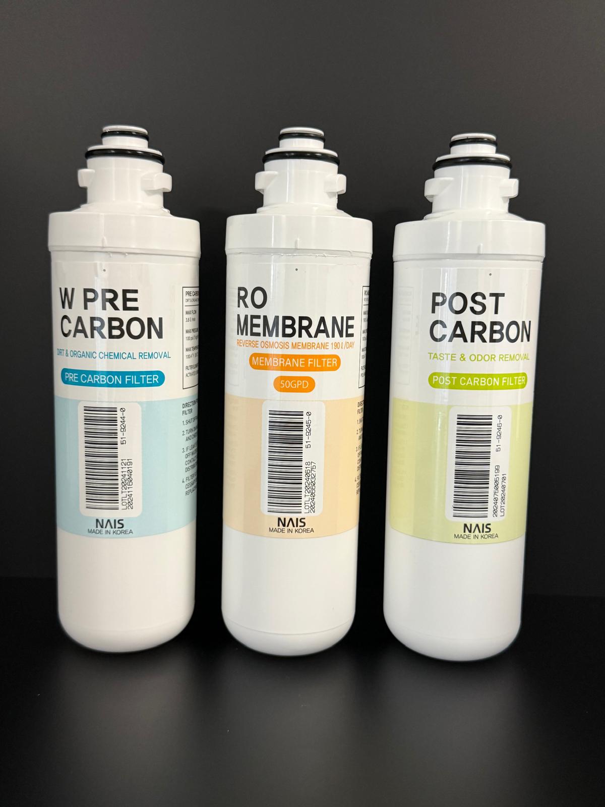 T-PRE CARBON, T-POST CARBON, T-MEMBRANE FÜR CHP-3931D, CHP-3960D, CHP-4030D